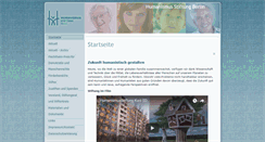 Desktop Screenshot of humanismus-stiftung.de